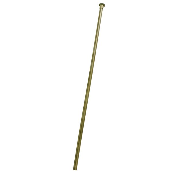 Showerscape CF38303 30-Inch x 3/8-Inch Diameter Flat Closet Supply Line, Antique Brass CF38303